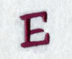 Casual Serif Letter E (3 Inch)