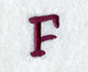 Casual Serif Letter F (3 Inch)
