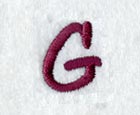 Casual Serif Letter G (3 Inch)