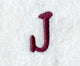 Casual Serif Letter J (3 Inch)