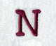 Casual Serif Letter N (3 Inch)