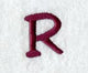 Casual Serif Letter R (3 Inch)