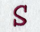 Casual Serif Letter S (3 Inch)
