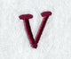 Casual Serif Letter V (3 Inch)