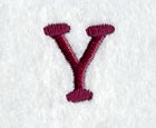 Casual Serif Letter Y (3 Inch)