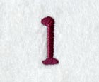 Casual Serif Number 1 (3 Inch)
