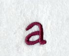 Casual Serif Lower Case Letter a (3 Inch)