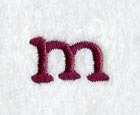 Casual Serif Lower Case Letter m (3 Inch)