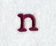 Casual Serif Lower Case Letter n (3 Inch)