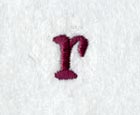 Casual Serif Lower Case Letter r (3 Inch)