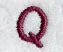Casual Serif Letter Q (3 Inch)
