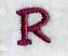 Casual Serif Letter R (3 Inch)