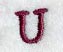 Casual Serif Letter U (3 Inch)
