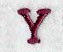 Casual Serif Letter Y (3 Inch)