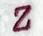 Casual Serif Letter Z (3 Inch)