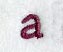 Casual Serif Lower Case Letter a (3 Inch)