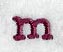 Casual Serif Lower Case Letter m (3 Inch)