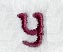 Casual Serif Lower Case Letter y (3 Inch)