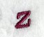 Casual Serif Lower Case Letter z (3 Inch)
