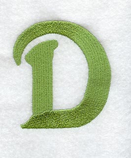 Victorian Letter D (3 Inch)