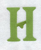 Victorian Letter H (3 Inch)