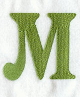 Victorian Letter M (3 Inch)