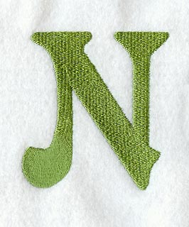 Victorian Letter N (3 Inch)