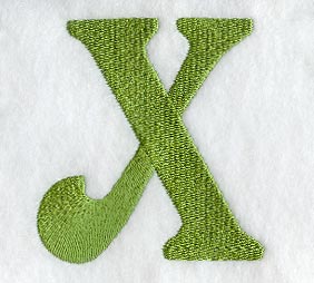 Victorian Letter X (3 Inch)