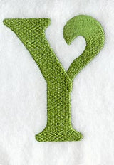 Victorian Letter Y (3 Inch)