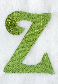 Victorian Letter Z (3 Inch)