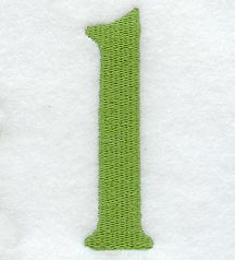 Victorian Lower Case Letter l (3 Inch)