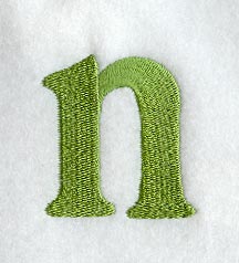 Victorian Lower Case Letter n (3 Inch)