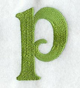 Victorian Lower Case Letter p (3 Inch)