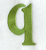Victorian Lower Case Letter q (3 Inch)
