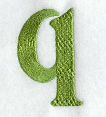 Victorian Lower Case Letter q (3 Inch)