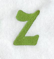 Victorian Lower Case Letter z (3 Inch)