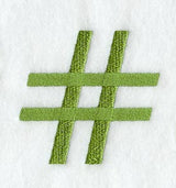 Victorian Number Sign (3 Inch)