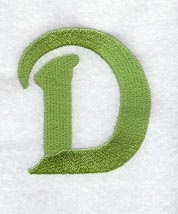 Victorian Letter D (3 Inch)