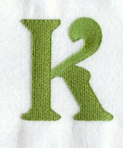 Victorian Letter K (3 Inch)