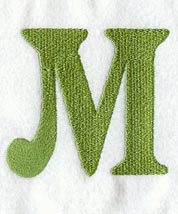 Victorian Letter M (3 Inch)
