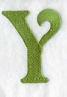 Victorian Letter Y (3 Inch)