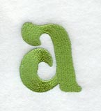 Victorian Lower Case Letter a (3 Inch)