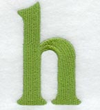 Victorian Lower Case Letter h (3 Inch)