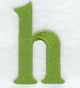 Victorian Lower Case Letter h (3 Inch)