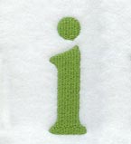 Victorian Lower Case Letter i (3 Inch)