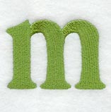 Victorian Lower Case Letter m (3 Inch)
