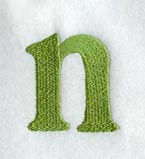 Victorian Lower Case Letter n (3 Inch)