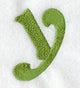 Victorian Lower Case Letter y (3 Inch)