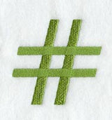 Victorian Number Sign (3 Inch)