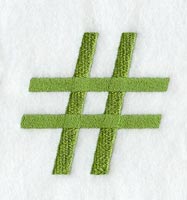 Victorian Number Sign (3 Inch)